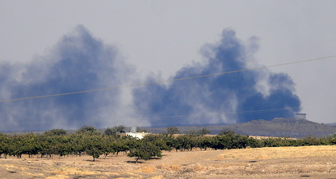 Süleyman Şah Türbesi çevresindeki YPG/PKK hedefleri yoğun ateş altında