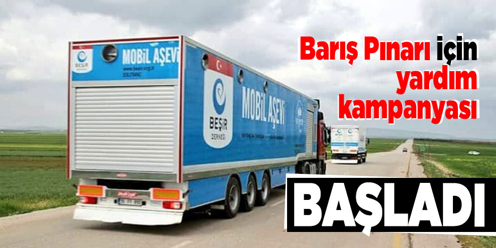 Barış Pınarı için yardım kampanyaları başladı
