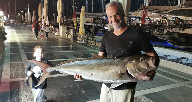 30 kiloluk Akya balığı görenleri şaşırttı