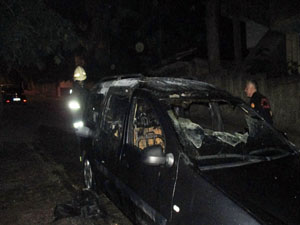 KAHRAMANMARAŞ’TA OTOMOBİL KUNDAKLANDI