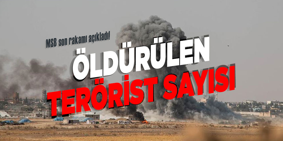 MSB son rakamı açıkladı! İşte öldürülen terörist sayısı