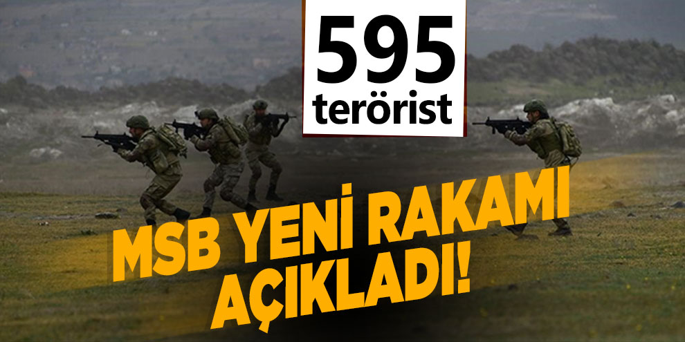 MSB yeni rakamı açıkladı! Sayı 595
