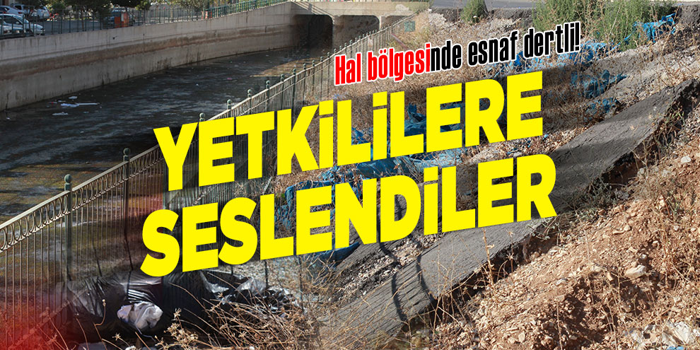 Hal bölgesinde esnaf dertli! Yetkililere seslendiler