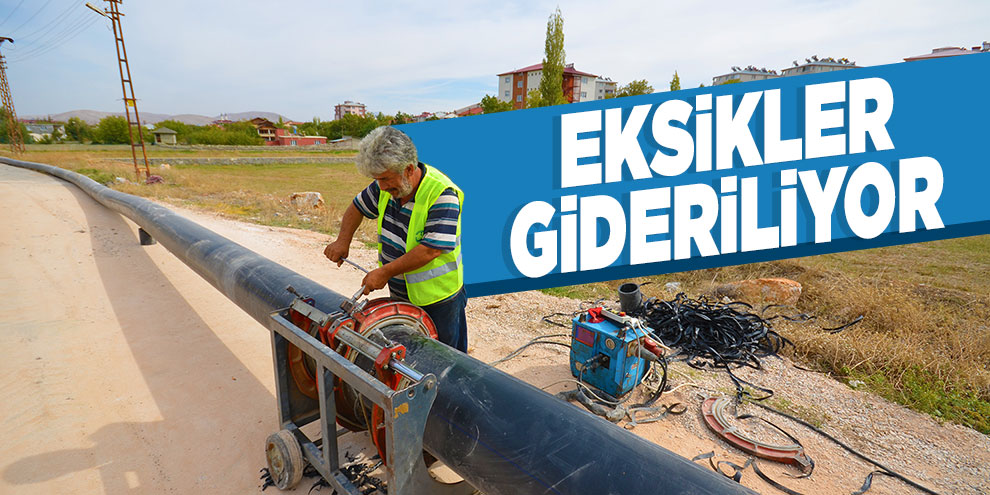 Afşin’in içme suyu eksiklikleri gideriliyor