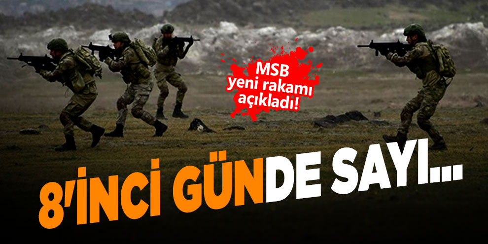 MSB yeni rakamı açıkladı! 8'inci günde sayı...