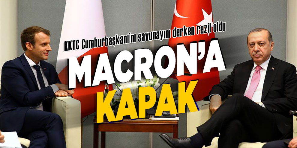 Erdoğan'dan Macron'a efsane kapak!