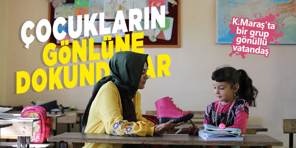 Çocukların gönlüne dokundular