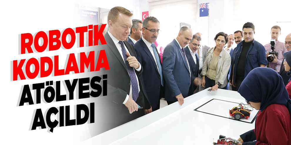 Kahramanmaraş’ta robotik kodlama atölyesi açıldı