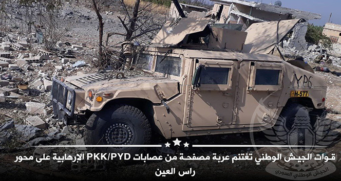 Suriye Milli Ordusu, ABD yapımı bir aracı daha ele geçirdi