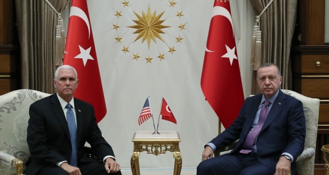 Cumhurbaşkanı Erdoğan Pence görüşmesi başladı