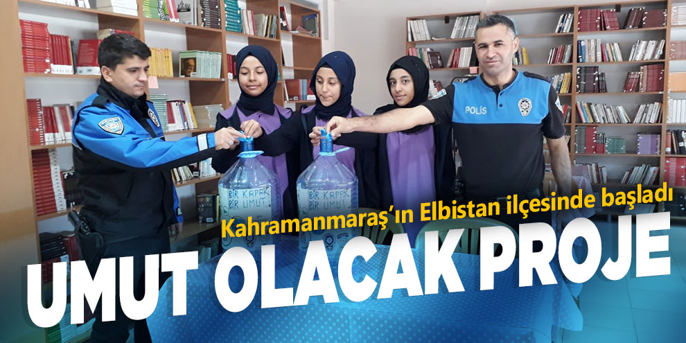 Polisten engellilere umut olacak proje