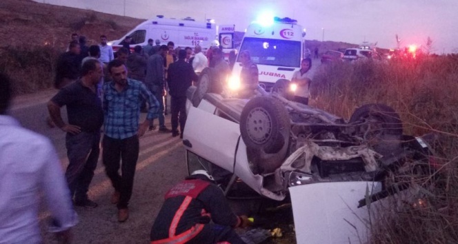 Direksiyon hakimiyetini kaybetti takla attı! Çok sayıda yaralı var