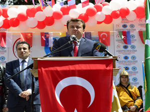 BAŞKAN ERKOÇ: “TÜRKOĞLU’NA İÇME SUYU GETİRİYORUZ”