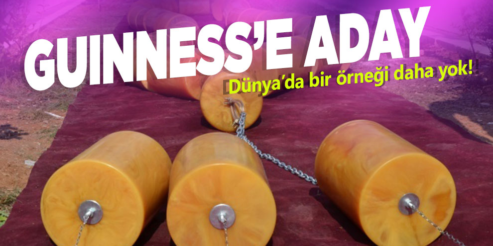 1 tonluk kehribar tespih Guinness'e aday