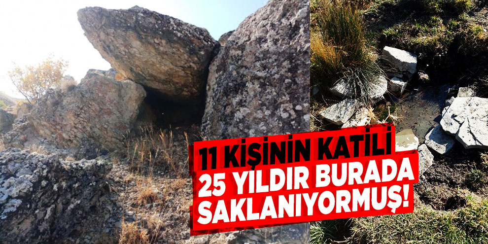 11 kişinin katili 25 yıldır kaldığı sığınakta yakalandı!