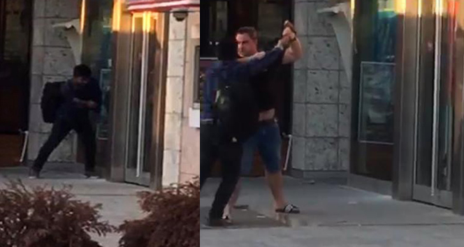 Çekiçli banka soygunu girişimi