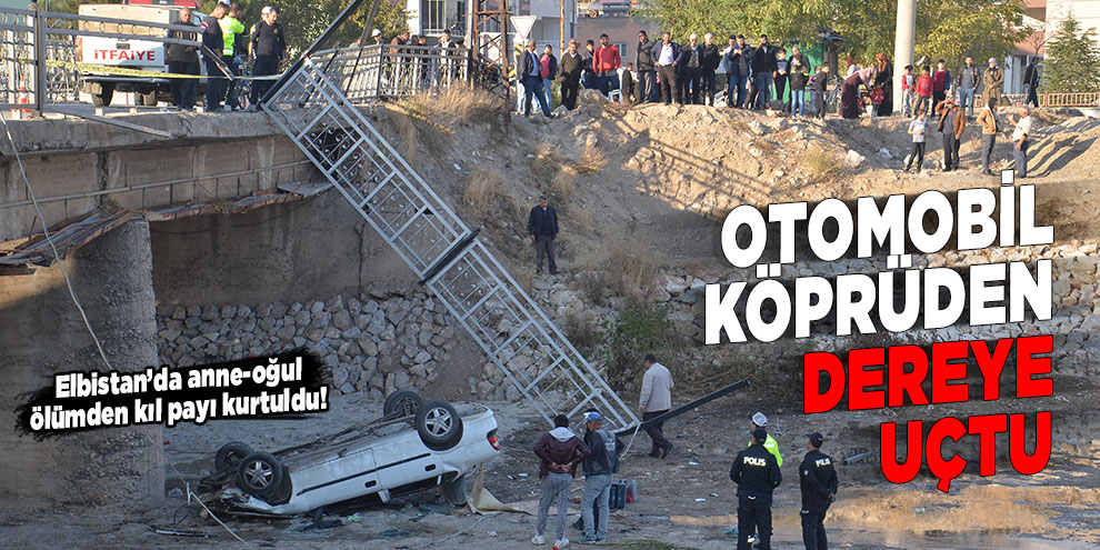 Otomobil köprüden dereye uçtu: 2 yaralı