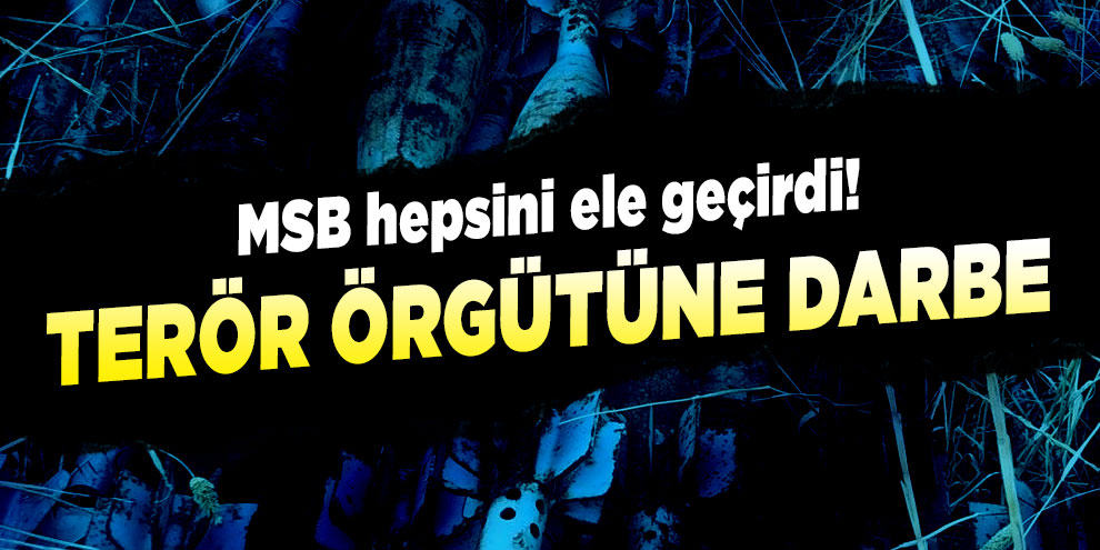 MSB hepsini ele geçirdi! Terör örgütüne darbe