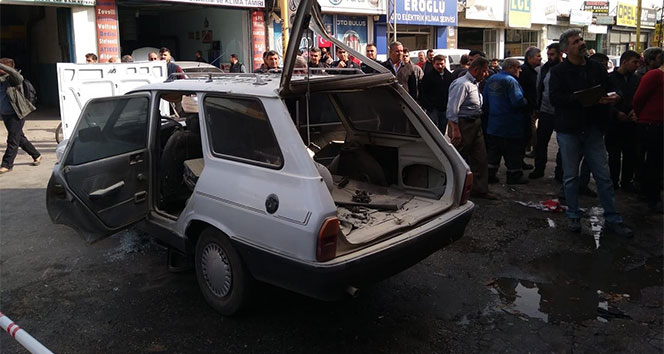 Otomobildeki LPG tankı patladı: 3 yaralı