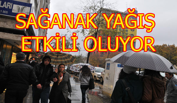 SAĞANAK YAĞIŞ ETKİLİ OLUYOR