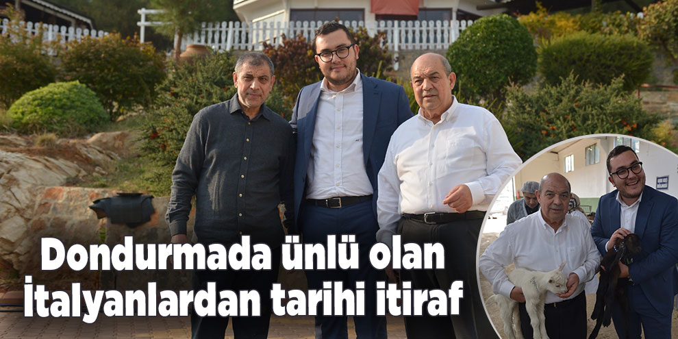 Dondurmada ünlü olan İtalyanlardan tarihi itiraf