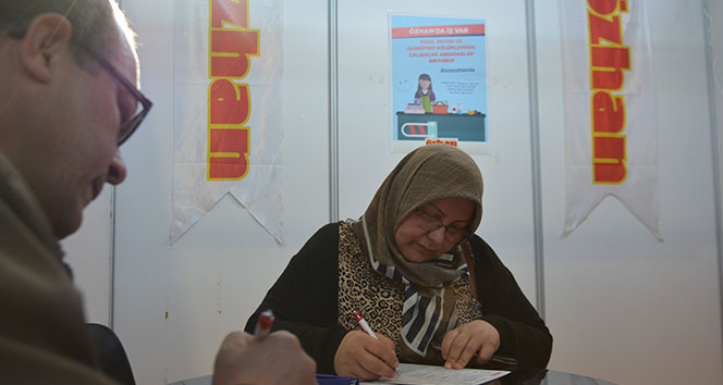 Bu standa başvuranların yüzde 10'u işe alınıyor