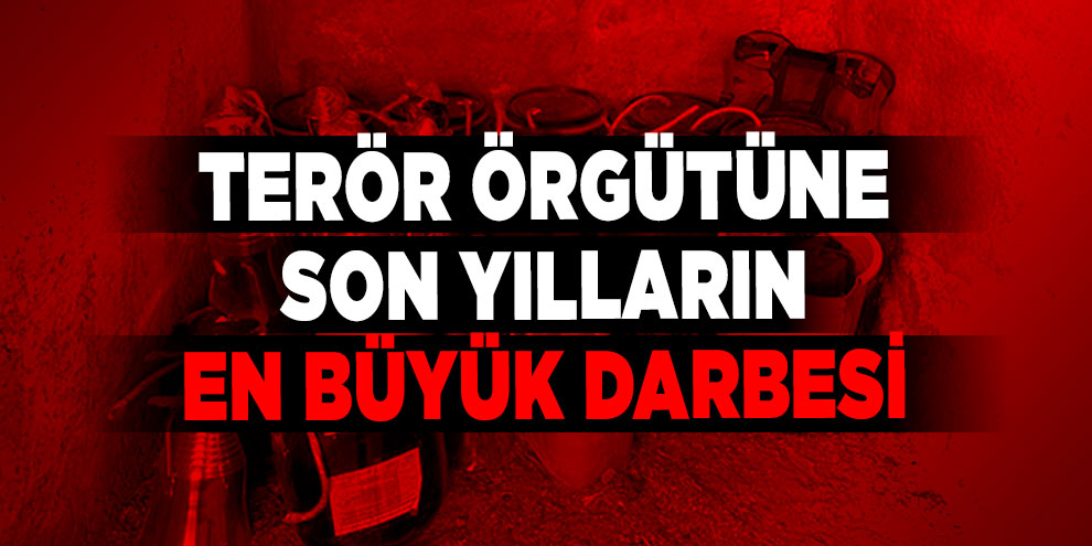 Terör örgütüne son yılların en büyük darbesi