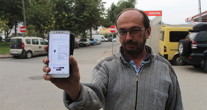 20 metrelik yolda yarım saatte 2 ceza yedi