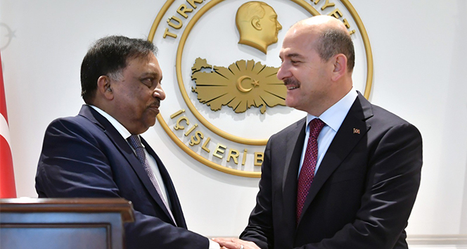 İçişleri Bakanı Soylu, Bangladeşli mevkidaşını ağırladı