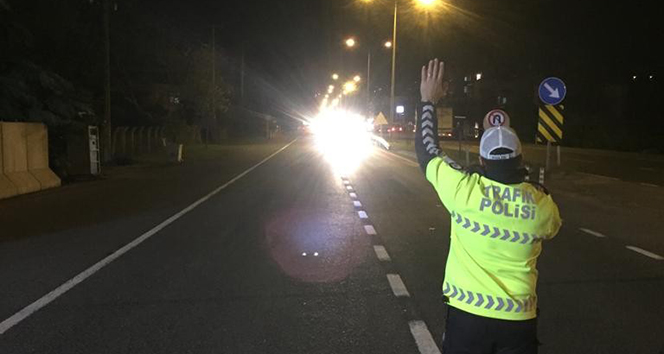 Geçen hafta 57 araç trafikten men edildi