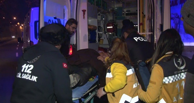 Ankara'da motosikletiyle kaza yapan sürücü ağır yaralandı
