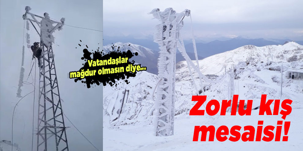 Zorlu kış mesaisi! Vatandaşlar mağdur olmasın diye...