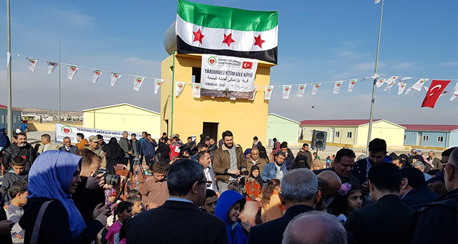 Cerablus'ta yetimler yeni yuvalarına kavuştu