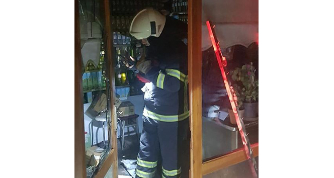 Tarihi han yanmaktan son anda kurtuldu