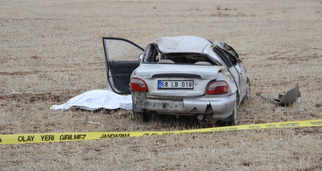 Karaman'da karı-kocayı trafik kazası ayırdı