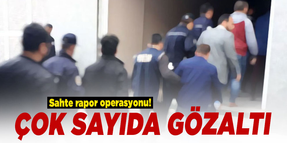 Ankara'da sahte engelli raporu operasyonu: 95 gözaltı