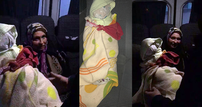 Kumaşlardan yaptığı sahte bebekle dilenen dilenci kıskıvrak yakalandı