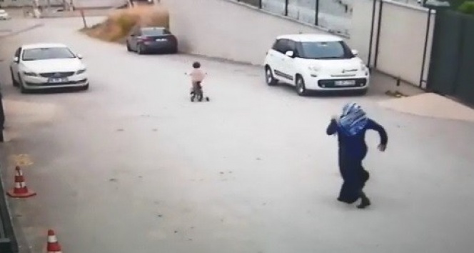 Bir annenin yüreğinin ağzına geldiği an