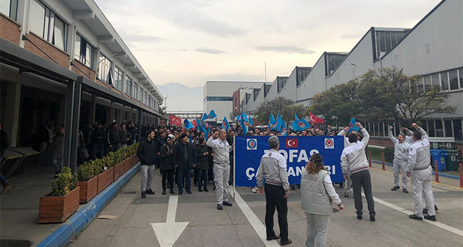 TOFAŞ işçisi zam için ayaklandı