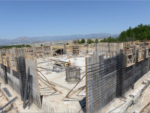 KSÜ Avşar Yerleşkesinde 5 Bin Kişilik Caminin Temeli Atıldı