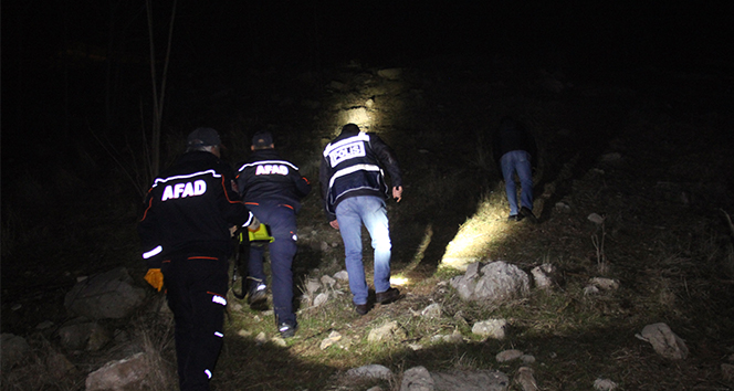 Dere yatağından gelen çığlık sesleri ekipleri alarma geçirdi