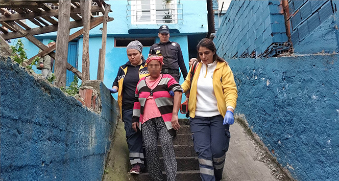 'Evi yakanı bulun' diye feryat edip bayıldı, evi yaktığı iddiasıyla gözaltına alındı