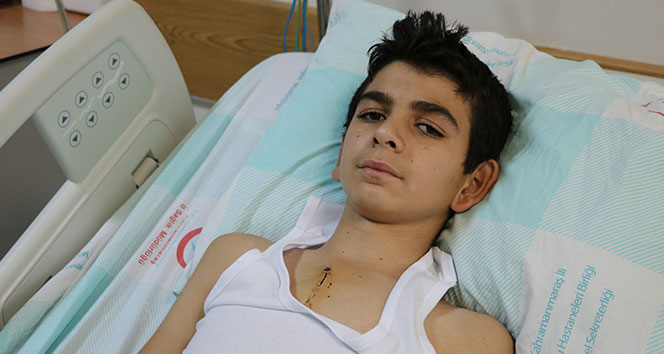 Mermi kalbini parçaladı, hayata tutunmayı başardı