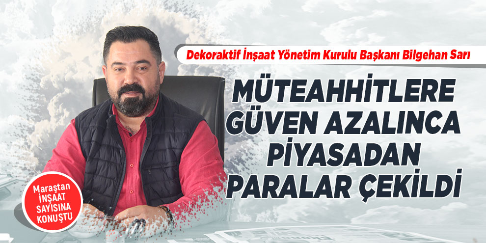 Müteahhitlere güven azalınca piyasadan paralar çekildi