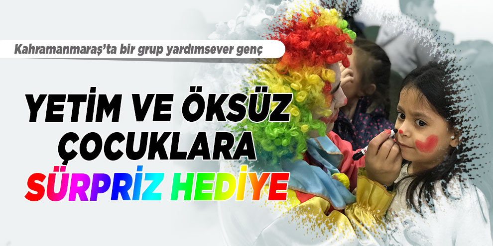 Yetim ve öksüz çocuklara sürpriz hediye