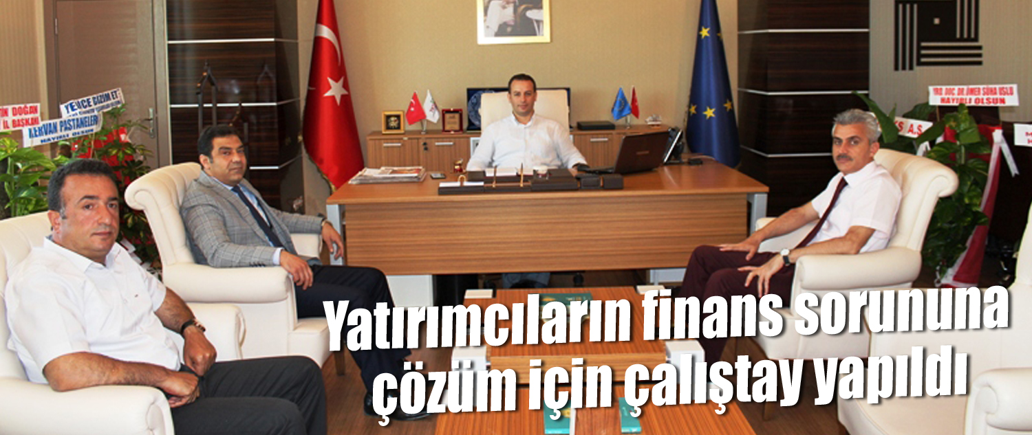 Yatırımcıların finans sorununa çözüm için çalıştay yapıldı