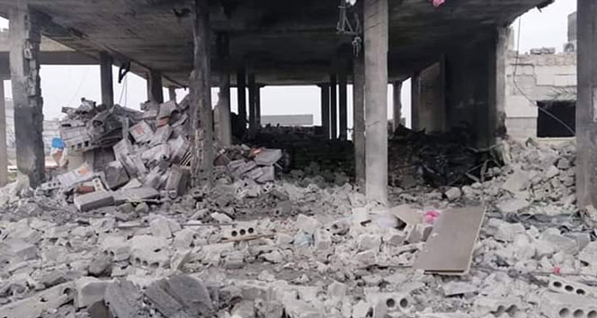 Halep'e hava saldırısı: 9 ölü