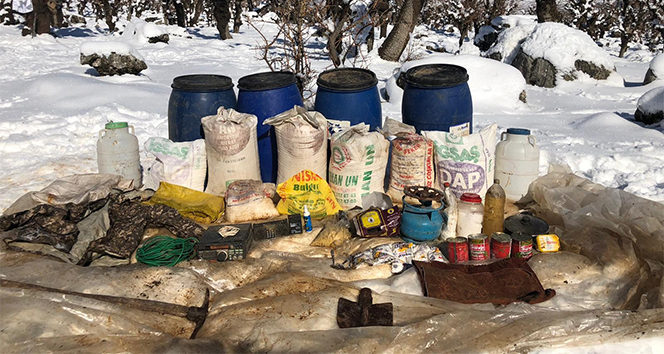 Kapan operasyonunda 180 kilo amonyum nitrat ele geçirildi