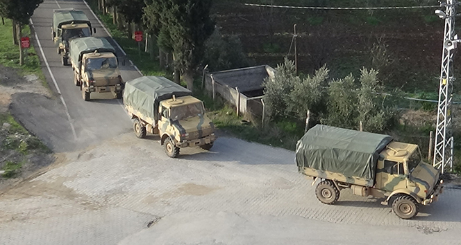 Sınıra mühimmat sevkiyatı