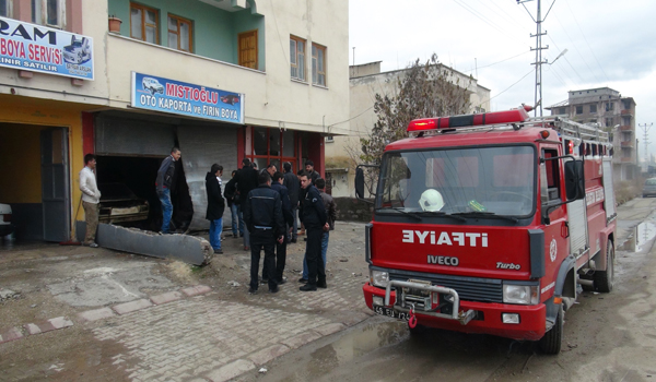 İŞ YERİNDEKİ PATLAMA KORKUTTU